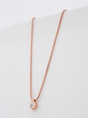 Ted Baker Rose Gold Tone SININAA: Crystal Pendant Necklace - Image 1 of 8