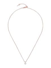 Ted Baker Rose Gold Tone SININAA: Crystal Pendant Necklace - Image 3 of 8
