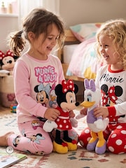 Character Pink Disney Minnie Mouse and Daisy Duck Pyjamas And Dressing Gown - Image 10 of 11