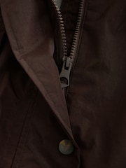 Chocolate Brown Waterproof Trench Coat - Image 7 of 8