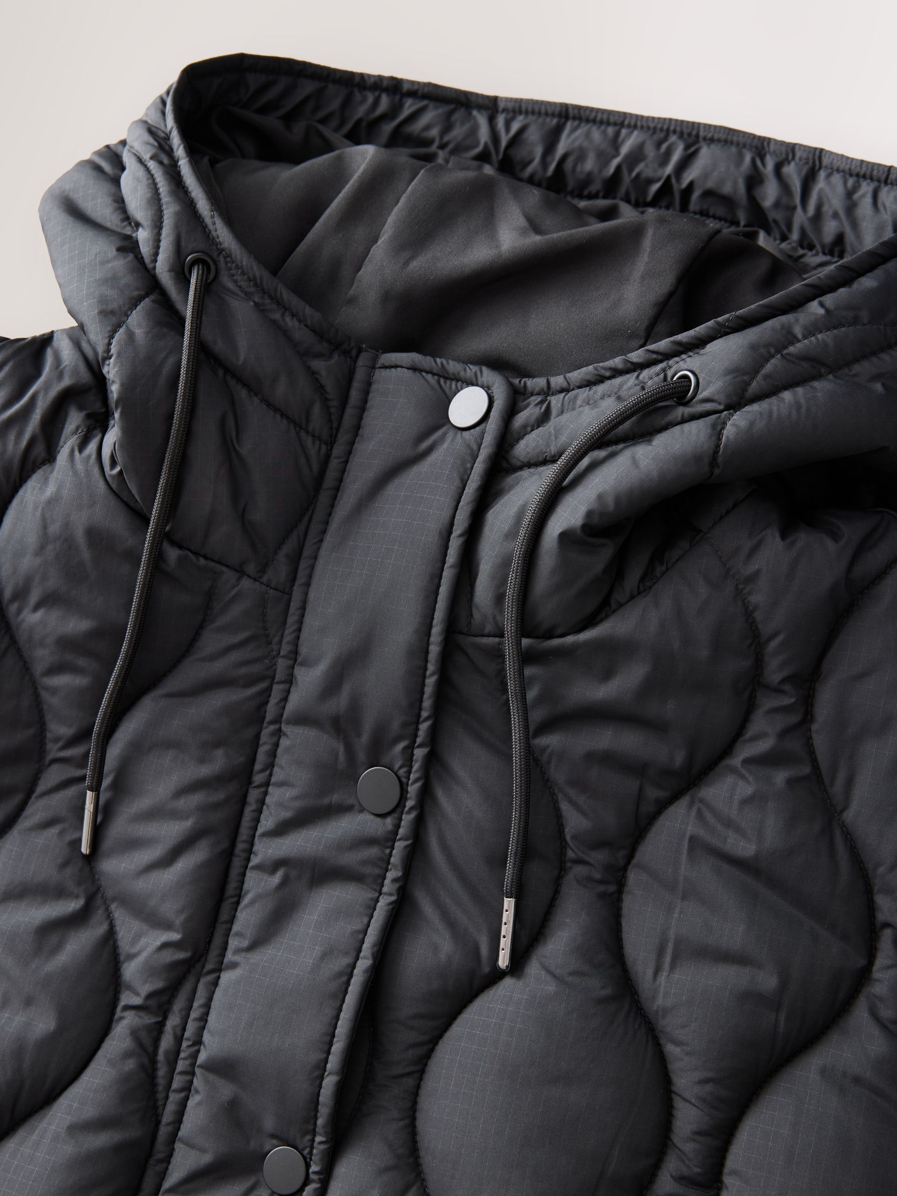 Buy Black Lightweight Quilted Jacket from Next Canada