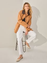 Castanho castanho - Cotton Chore Jacket - Imagem 3 de 10