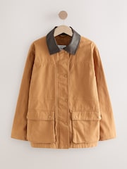 Castanho castanho - Cotton Chore Jacket - Imagem 6 de 10