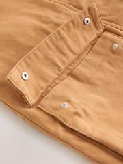 Castanho castanho - Cotton Chore Jacket - Imagem 8 de 10