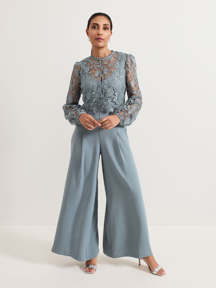 Phase Eight Grey Petite Jumpsuit - Image 1 of 5