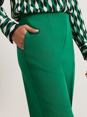 Phase Eight Green Aubrielle Petite Wide Leg Trousers - Image 4 of 4