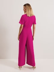 Phase Eight Pink Julissa Wide Leg Jumpsuit - Image 2 of 6
