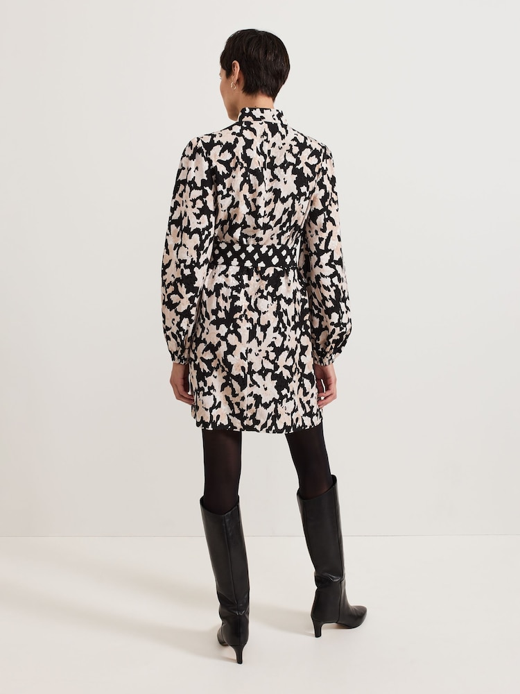 Phase Eight Natural Dolly Jacquard Mini Tunic Dress - Image 2 of 5