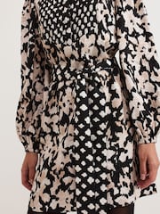 Phase Eight Natural Dolly Jacquard Mini Tunic Dress - Image 5 of 5