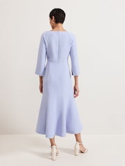 Phase Eight Blue Sienna Tux Dress - Image 2 of 7