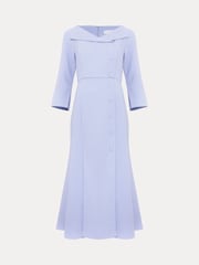 Phase Eight Blue Sienna Tux Dress - Image 7 of 7