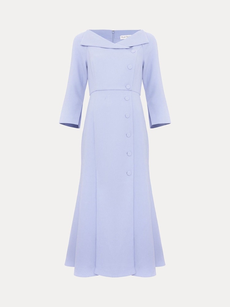 Phase Eight Blue Sienna Tux Dress - Image 7 of 7