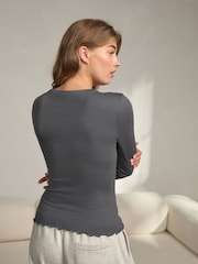 Navy ThermoGen Lightweight Long Sleeved Top - Image 2 of 7