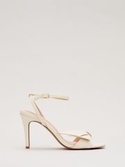 Phase Eight White Bow Detail Sandals - Image 1 of 6