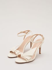 Phase Eight White Bow Detail Sandals - Image 2 of 6