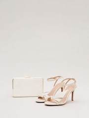 Phase Eight White Bow Detail Sandals - Image 3 of 6