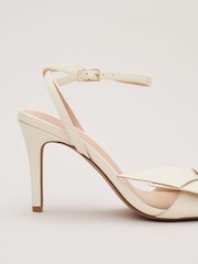 Phase Eight White Bow Detail Sandals - Image 5 of 6