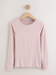 Mauve ThermoGen Lightweight Long Sleeved Top - Image 9 of 9