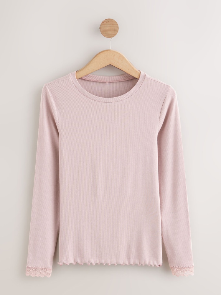 Mauve ThermoGen Lightweight Long Sleeved Top - Image 9 of 9