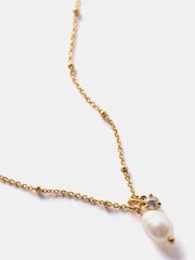 Mint Velvet Gold Plated Pearl Necklace - Image 2 of 4