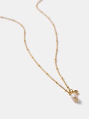 Mint Velvet Gold Plated Pearl Necklace - Image 4 of 4