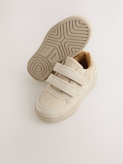 Neutral Stone Suede Touch Fastening Trainers - Image 7 of 8