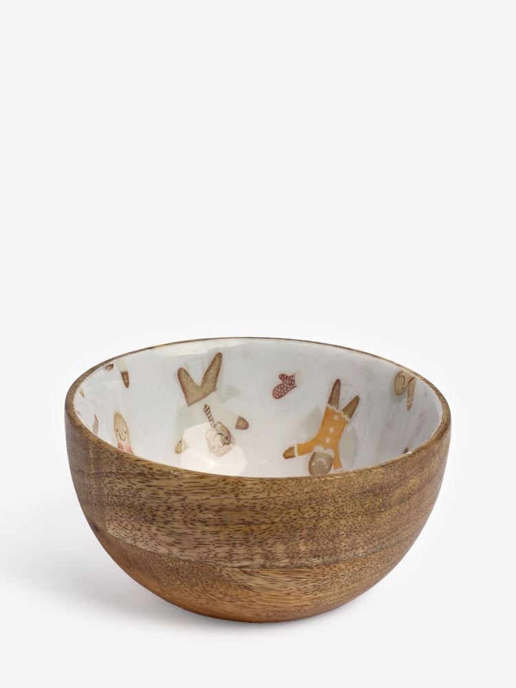 Natural Gingerbread Nibble Bowl - Image 4 of 4 Natural Gingerbread Nibble Bowl - Image 4 of 4