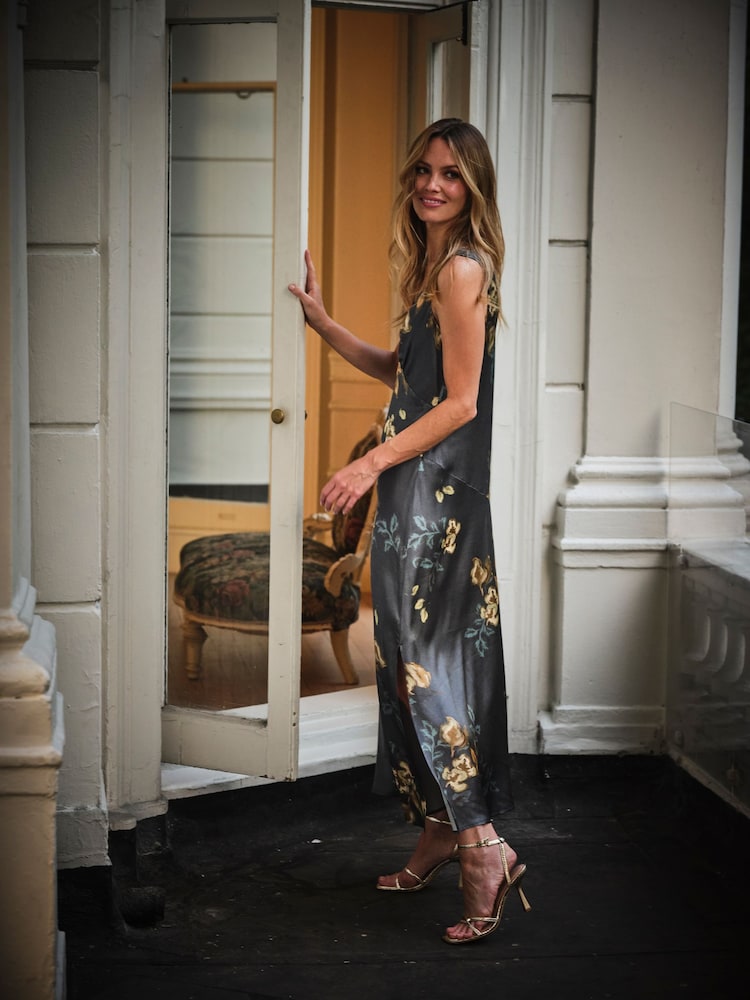 FatFace Josephine Dark Navy Printed Dress - Image 2 of 5