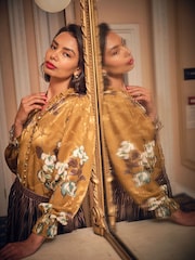 FatFace Marigold Briar Printed Blouse - Image 3 of 5