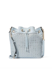 Victoria's Secret Blue Bucket Crossbody Bag - Image 1 of 2