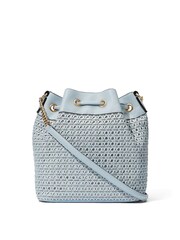 Victoria's Secret Blue Bucket Crossbody Bag - Image 2 of 2