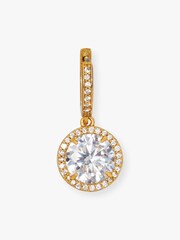 kate spade new york Gold Tone Huggies Earrings - Image 3 of 4