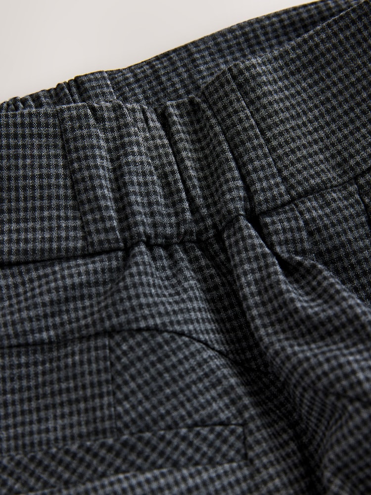Grey Slim Check Sculpting Tailored Trousers - Image 3 of 3