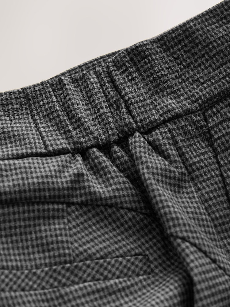Grey Check Bootcut Sculpting Tailored Trousers - Image 8 of 8
