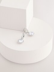 kate spade new york Silver Tone Huggies Earrings - Image 1 of 3