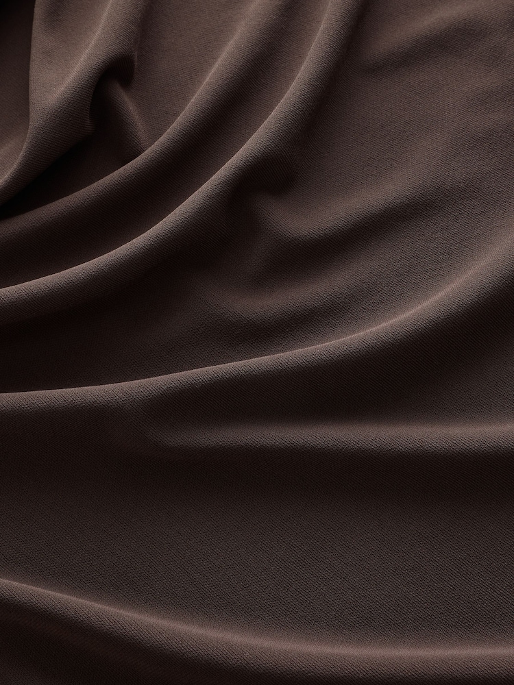 Chocolate Brown Sleeveless Drape Top - Image 6 of 7