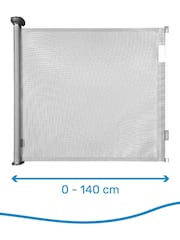 Badabulle Grey Baby Extra Wide Fabric Retractable Safety Gate - Image 3 of 3