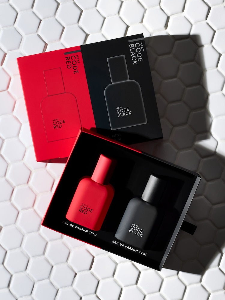 Set of 2 Code Red and Code Black 10ml Eau de Parfum Gift Set - Image 2 of 2 Set of 2 Code Red and Code Black 10ml Eau de Parfum Gift Set - Image 2 of 2