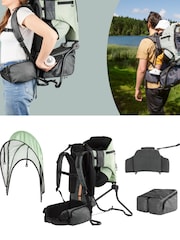 Babymoov Green Moov and Hike Baby and Toddler Hiking Carrier - Image 2 of 4