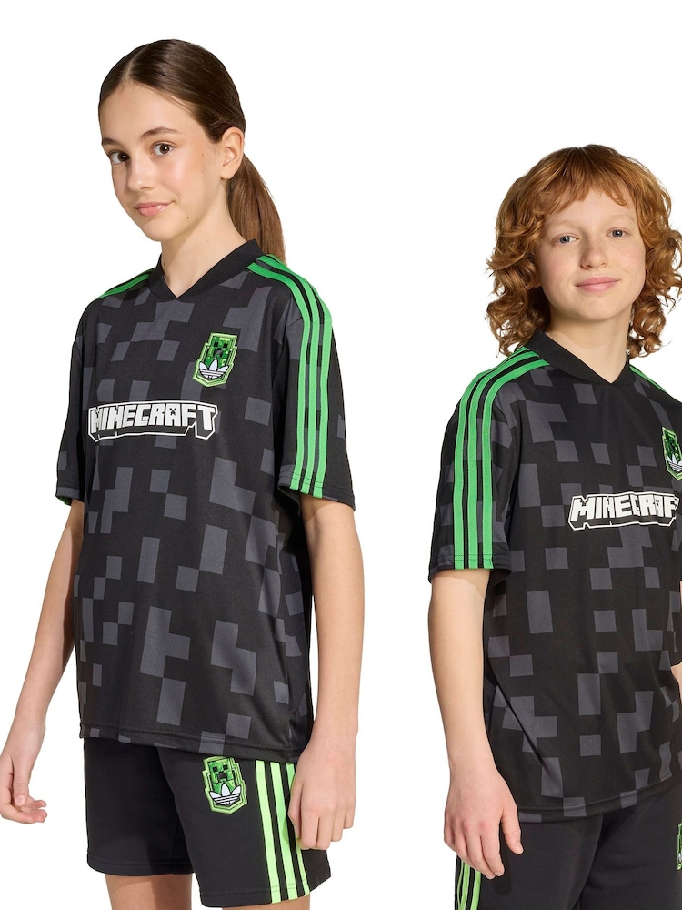 adidas Originals Black x Minecraft Jersey Kids - Image 1 of 7