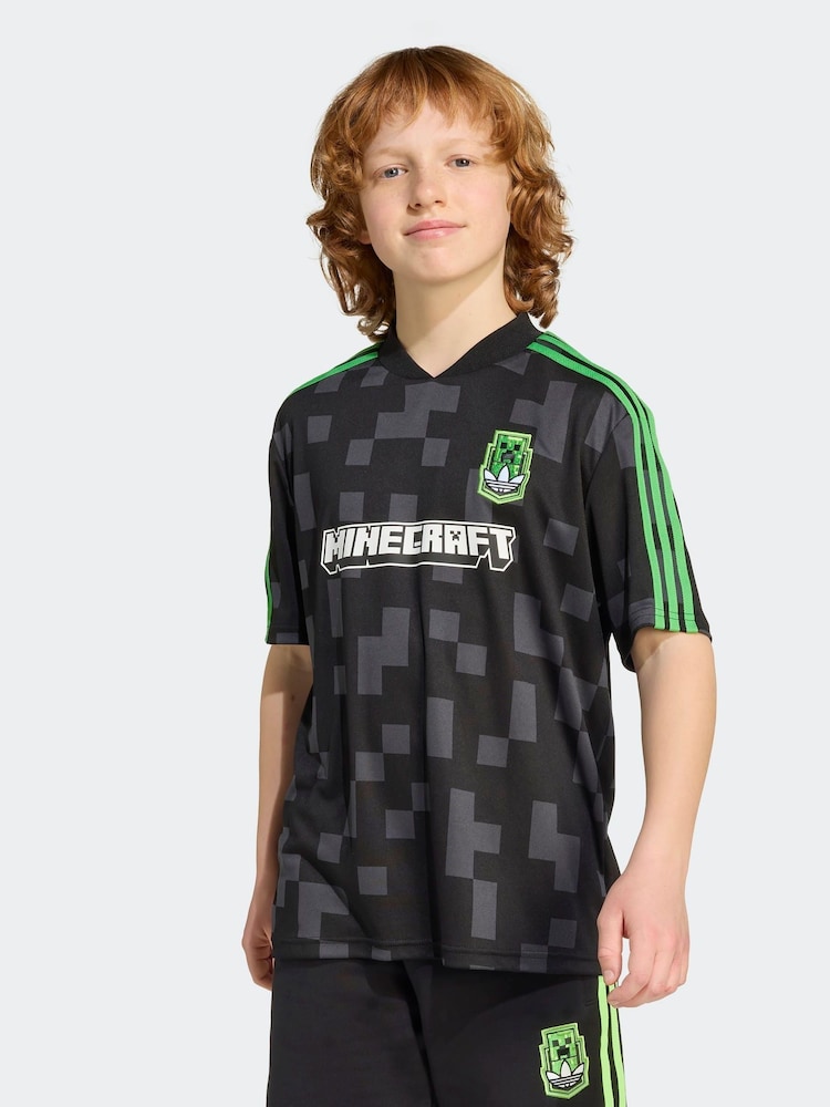 adidas Originals Black x Minecraft Jersey Kids - Image 2 of 7