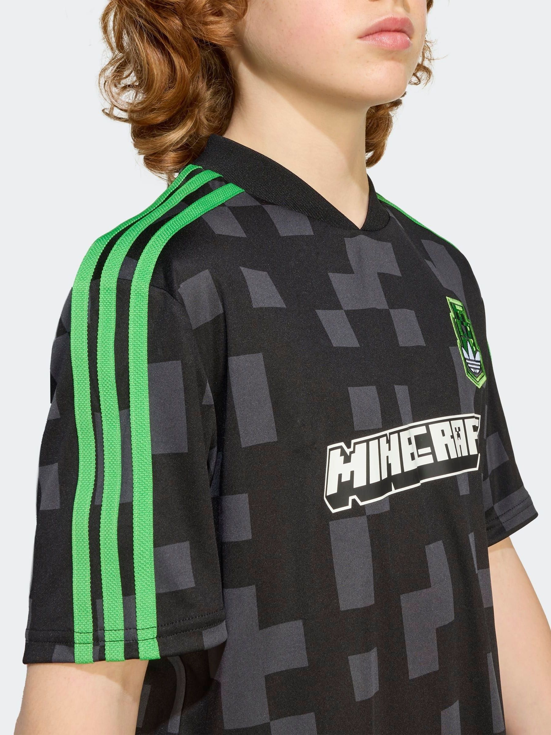 Buy adidas Originals Black x Minecraft Kids Jersey from Next USA