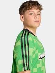 adidas Originals Green Minecraft Football T-Shirt - Image 5 of 6