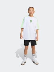 adidas Originals White x Minecraft Graphic T-Shirt Kids - Image 3 of 6