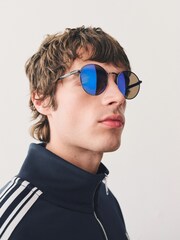 Gun Metal Blue - Круглые солнцезащитные очки - Image 2 of 2