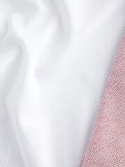 White/Pink with Pocket Square Slim Fit Occasion Shirt And Tie - Image 7 of 7