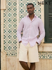 Pink Bengal Stripe Regular Fit Long Sleeve Shirt - Image 7 of 8