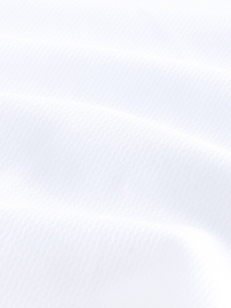 White/Neutral Brown Slim Fit Shirt, Tie and Mother of Pearl Tie Clip Set - Image 8 of 8