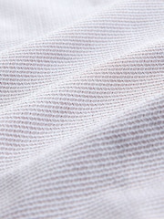 Neutral Brown Texture Slim Fit Trimmed Easy Care Double Cuff Shirt - Image 2 of 3