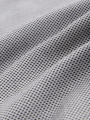 Charcoal Grey Texture Slim Fit Easy Care Textured Trimmed Shirt - Image 2 of 3